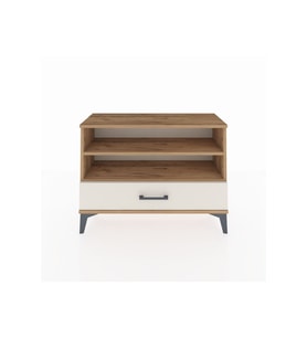 Arges Şifonyer 2 Raflı Tek Çekmeceli 88x30x64 Çam-Aytaşı