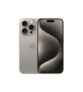 Yenilenmiş IPHONE 15 PRO 512GB -A Kalite- Natural Titanyum (Gri)