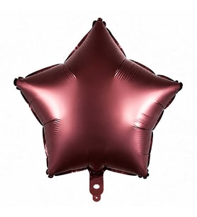 Yıldız Folyo Balon Çikolata kahve (18 inc)