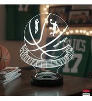 Basketbol Temalı 3D LED Lamba  Spor Severlere Özel Hediye - LoveLamp