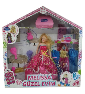 Bebek Yedek Elbiseli Ve Aksesuarlı - 1115-21 - Pembe