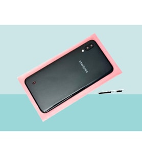 Tkgz - Samsung Galaxy M10 FULL KASA Arka Kapak Batarya Kapağı - SİYAH
