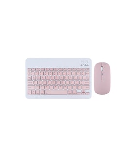 KYB71 Kablosuz Türkçe Q Klavye Mouse Set - Pembe