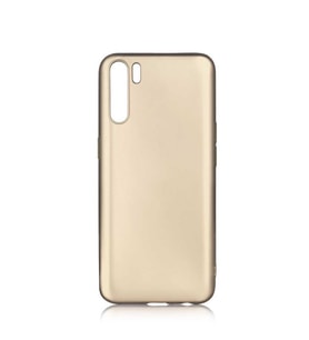 Oppo A91 Kılıf Soft Mat Premier Case (Gold)