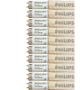 (10 Adet) Philips 30W 840 Günışığı (4000K) G13 Duylu T8 Floresan