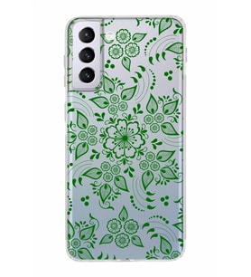 Samsung Galaxy S21 Plus  Kamera Korumalı Kapak Nostalji Desen Tasarımlı  Şeffaf Kılıf