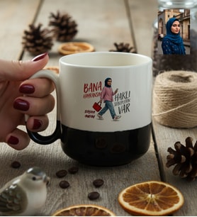 Kişiye Özel Karikatürlü Bana Hayransın Kupa Bardak Pro Doğum Günü Hediyesi