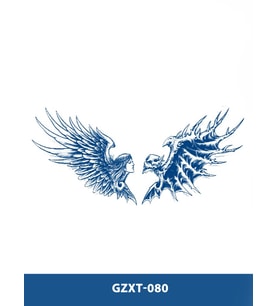 GZXT-080 YARI KALICI DİRİ VE ÖLÜ KADIN KANAT DESEN GÖĞÜS DÖVME-TATTO
