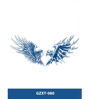 GZXT-080 YARI KALICI DİRİ VE ÖLÜ KADIN KANAT DESEN GÖĞÜS DÖVME-TATTO
