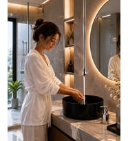 Specıal Krom Ankastre Lavabo Bataryası Acar ALB 1002