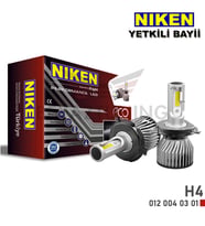 H4 Led Xenon Far Ampulü Eco Niken 8000 Lümen