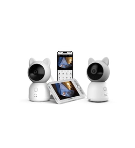 Akıllı Çift Kameralı Monitörlü Bebek Kamerası
