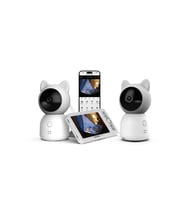 Akıllı Çift Kameralı Monitörlü Bebek Kamerası