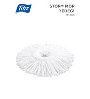 Pratik ve dayanıklı Storm Mop Yedeği – 1 adet, temizlikte güvenle kullanılır