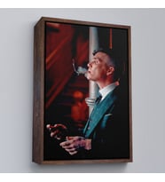 Çerçeveli Thomas Shelby - Tommy Shelby Tablo (Beyaz)