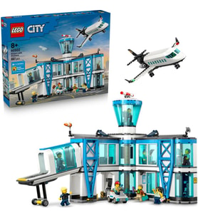 LEGO 60502 City Havaalanı ve Uçak - Rol Oyunları için Oyuncak Model Havaalanı Yapım Seti -