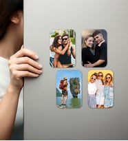 Kişiye Özel Ahşap Fotoğraflı UV Baskılı Magnet