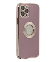 iPhone 12 Pro Kılıf Store Silikon - Mor