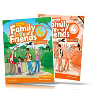 Family and Friends Level 4 : Class Book and WORKBOOK with Downloadable Audios