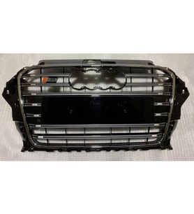 Karva Audi A3 S3 Ön Panjur Izgara Siyah 2013-2016