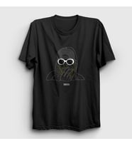 Presmono Unisex Siyah Neon Nirvana Kurt Cobain T-Shirt 35710tt