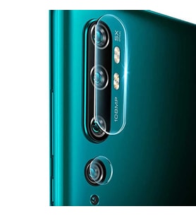 Xiaomi Mi Note 10 Uyumlu Zore Nano Kamera Koruyucu (Renksiz)