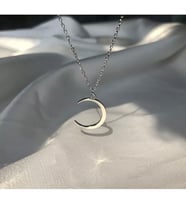 925 K Gümüş AY Kolye (Gümüş)