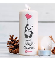 Sevimli Panda Romantik Mum