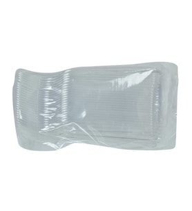 Lüks Çatal Sert Plastik Şeffaf 50 Adet 1 Paket