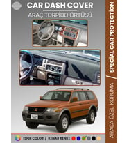 MITSUBISHI MONTERO SPORT (1996-2009) Torpido Örtüsü Ön Göğüs Koruma Torpido Koruma Araca Özel