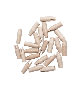 Ahşap Başpare Gez Ok Arkalığı - 8 mm 10 Adet