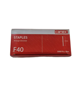 Canex F40 Tabanca Çivisi  40mm Uzunluk  Dayanıklı ve Uzun Ömürlü (Metal)