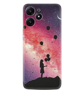 Xiaomi Poco M6 Pro 5G Kılıf Desenli Silikon Flowers Cat 2 1349