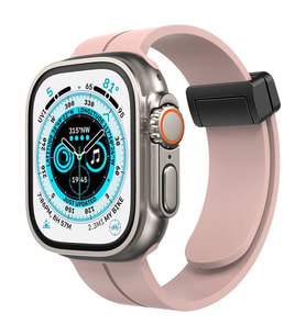 Apple Watch 42mm Kr412 Elegance Stylısh Kordon (SAAT DEĞİLDİR) - Pudra