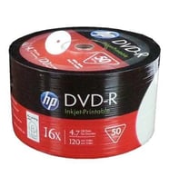 Hp DVD-R 4,7gb-120min 16x 50 li Shrink