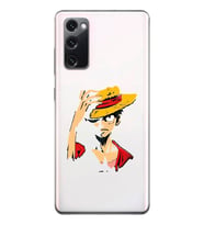 Samsung Galaxy S20 FE Uyumlu One Piece Luffy Tasarımlı Şeffaf Telefon Kılıfı