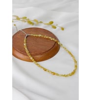 Sitrin Taşı Kadın Kolyesi (Sarı)