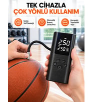 Dijital Lastik Pompası Çok Amaçlı Taşınabilir Kompresör