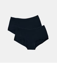 Malabadi Kadın 2 Li Paket Modal Bato Slip Külot 1126 (Siyah)