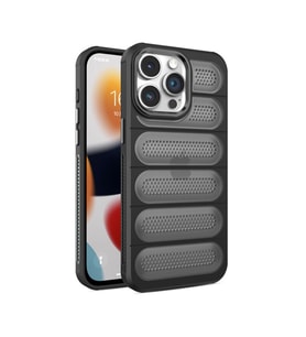 Apple İphone 15 Pro Max Kılıf Airmax Silikon Kapak - Siyah