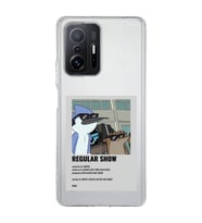 Redmi Mi 11T/Mi 11T Pro Uyumlu Regular Show Mordecai ve Rigby Desenli Şeffaf Telefon Kılıfı