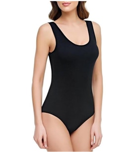 Tutku 149 Bayan Geniş Askılı Body (6 lı) (Siyah)