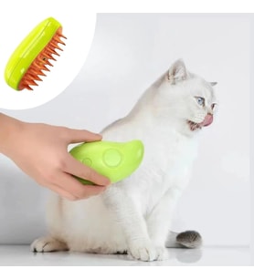 Durukar® Buharlı Yumuşak Silikon Uçlu Kedi & Köpek Tüy Tarama Tarağı Yıkama Fırçası