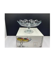 Paşabahçe Patisserie Ayaklı Cam Servis Tabağı 32 cm