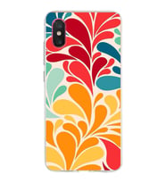 PrintiFy Xiaomi Mi 8 Pro ile Uyumlu 1mm Slim Fit Retro Colors 5 Baskılı Şeffaf  Kılıf