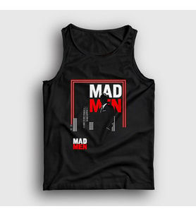 Presmono Unisex Siyah Poster Dizi Mad Men Atlet 477228tt