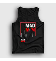 Presmono Unisex Siyah Poster Dizi Mad Men Atlet 477228tt