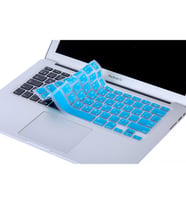 Laptop MacBook Air Pro Klavye Koruyucu 13-15-17inc Arabic US Baskı A1466 Arapça (Açık Mavi)