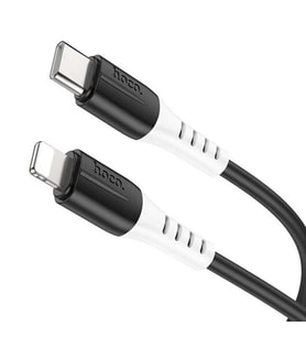 HOCO X82 20W Type-C to Lightning iPhone Hizli Sarj Kablosu Data Kablosu (Siyah)