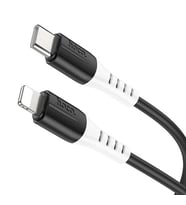 HOCO X82 20W Type-C to Lightning iPhone Hizli Sarj Kablosu Data Kablosu (Siyah)